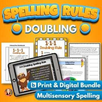 1 1 1 spelling rule worksheets