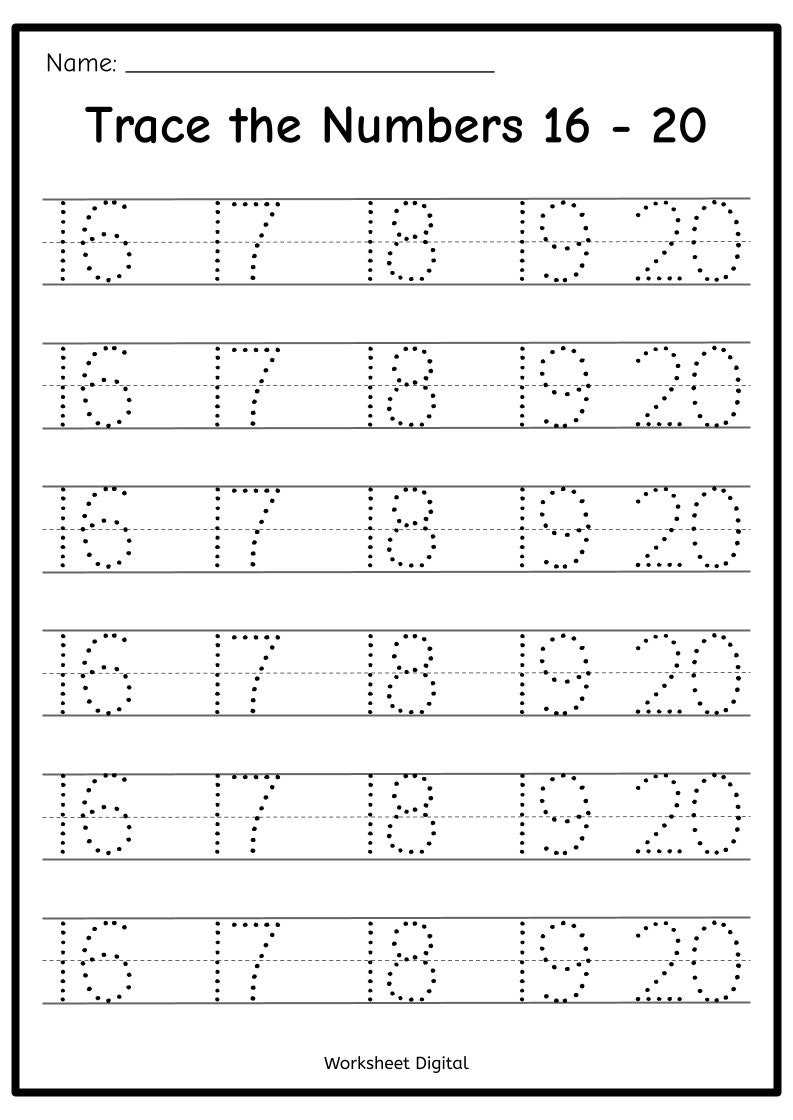 1 50 counting worksheet