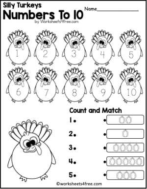 1 to 10 worksheets