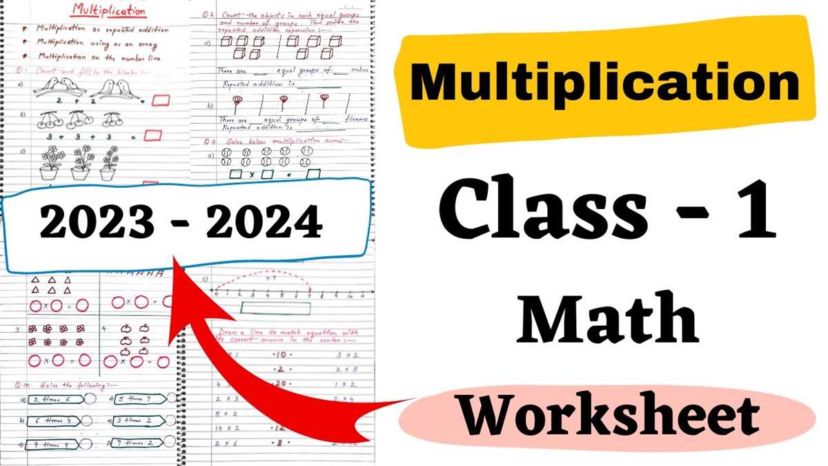 1 multiplication worksheets