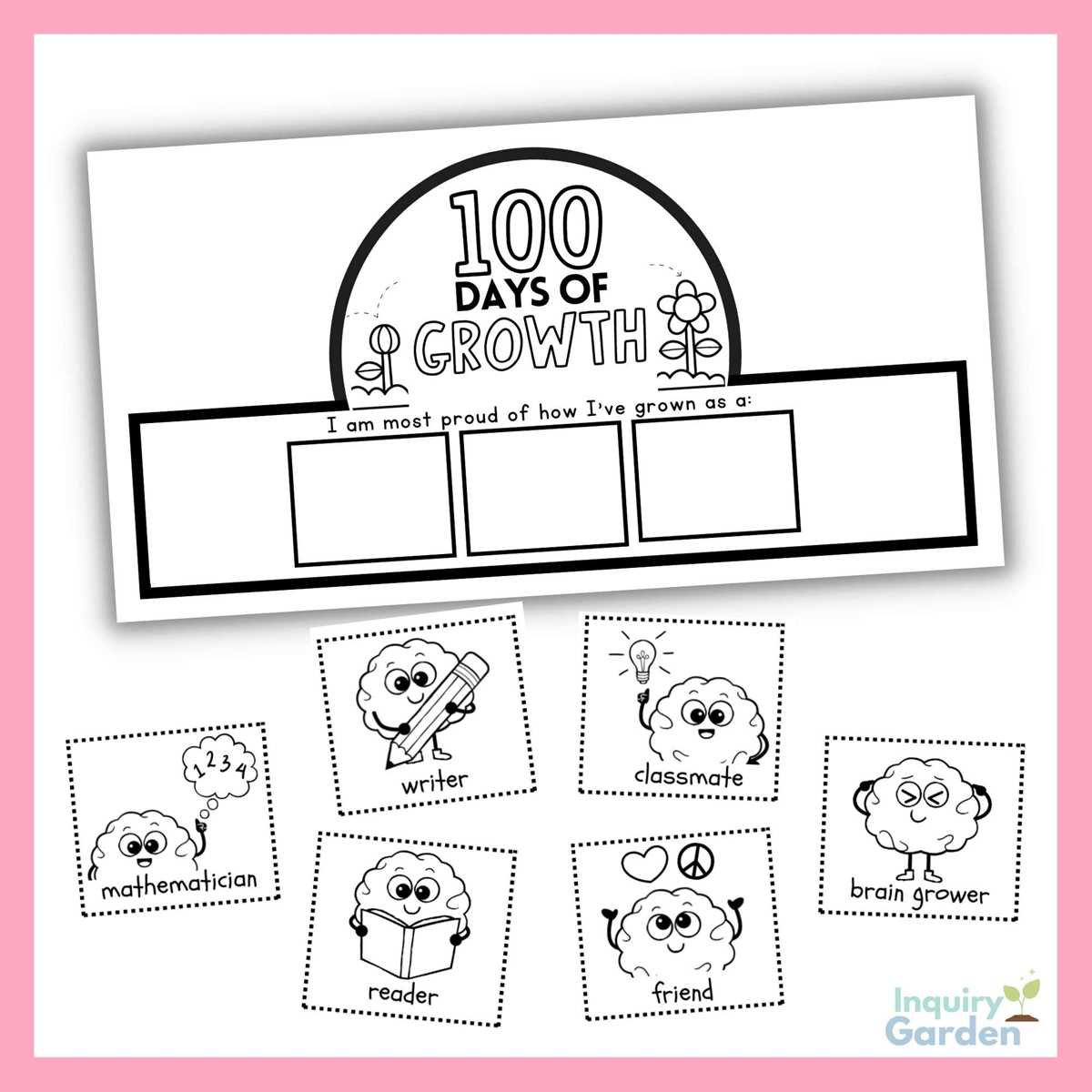 100th day of school worksheet