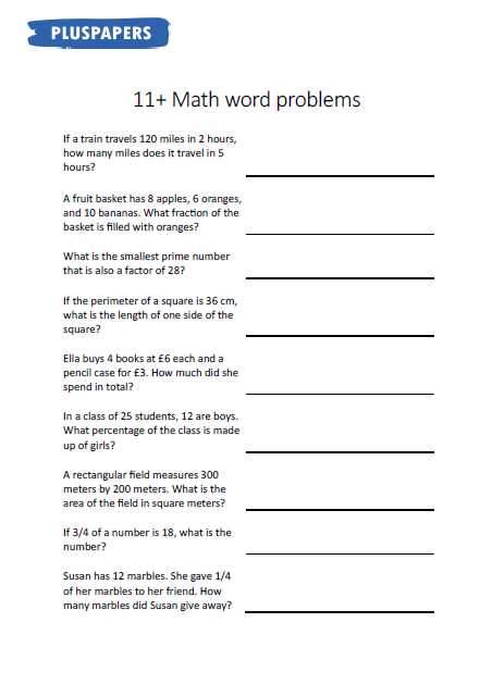 11 plus worksheets