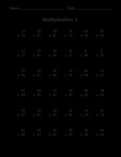 13 table worksheet