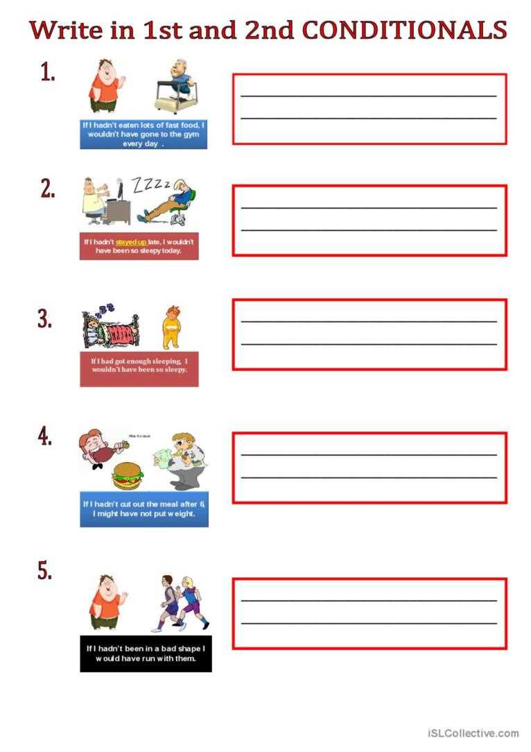 1st and 2nd conditional worksheet