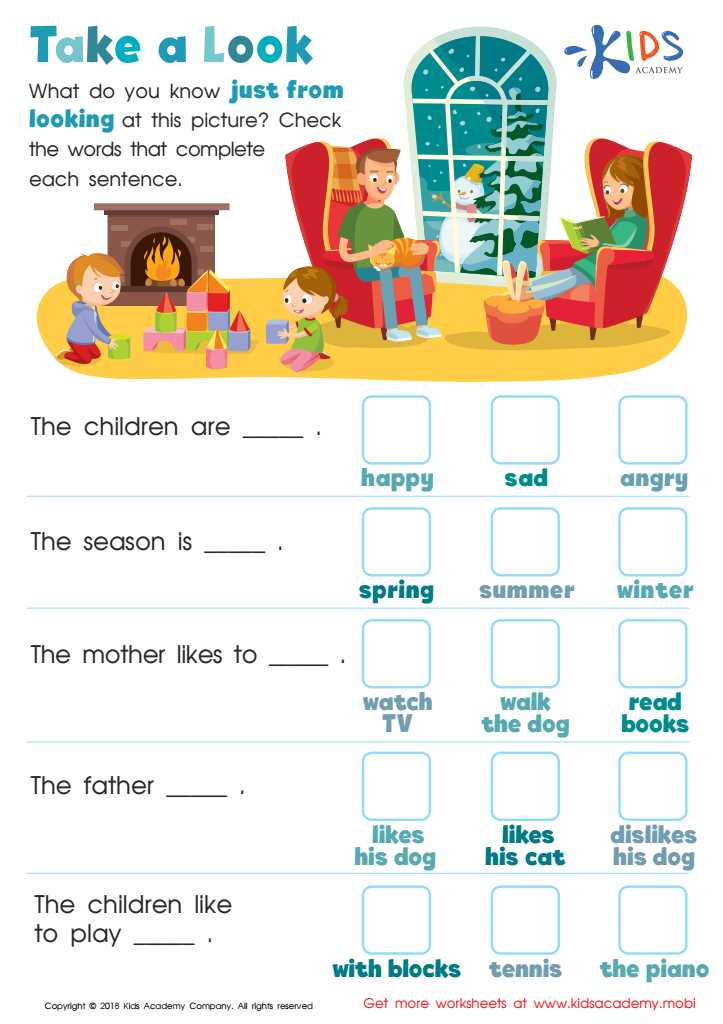 1st grade learning worksheets