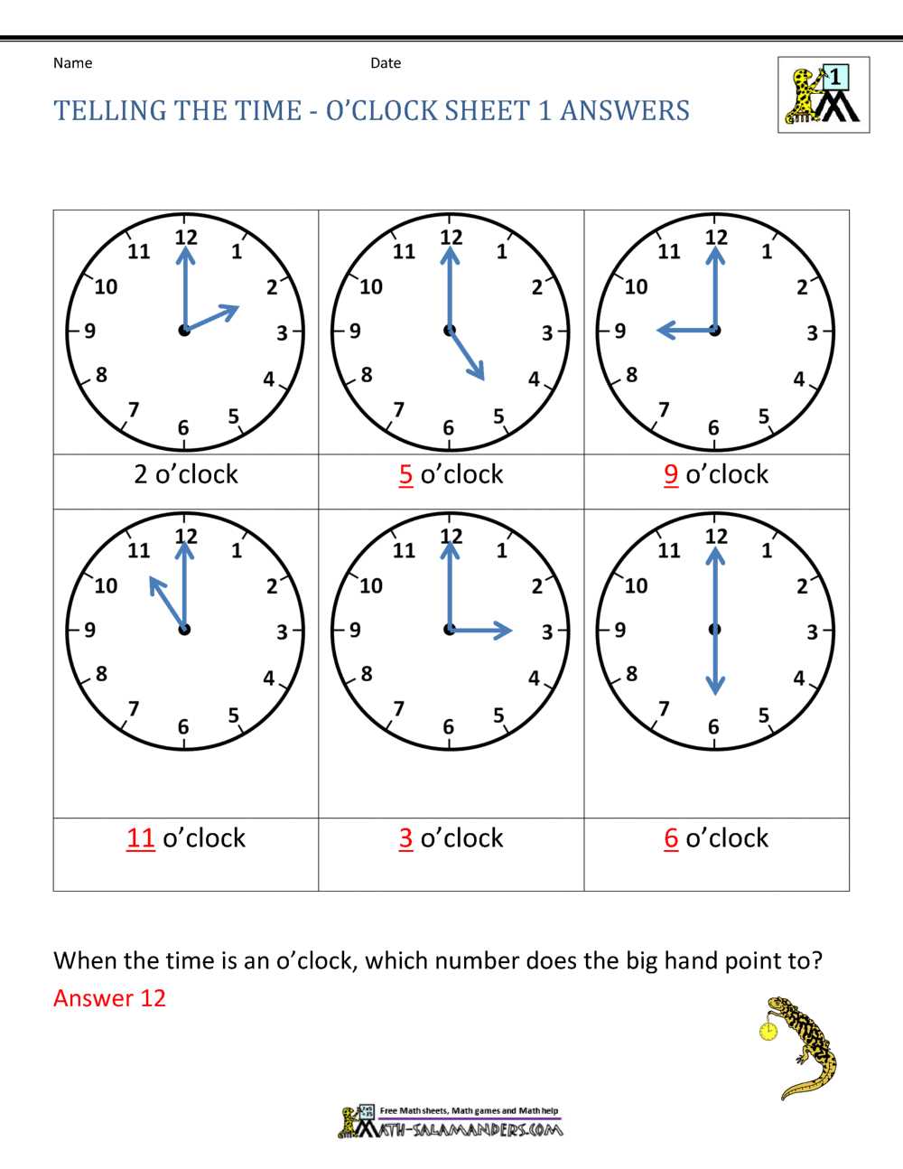 1st grade time worksheets