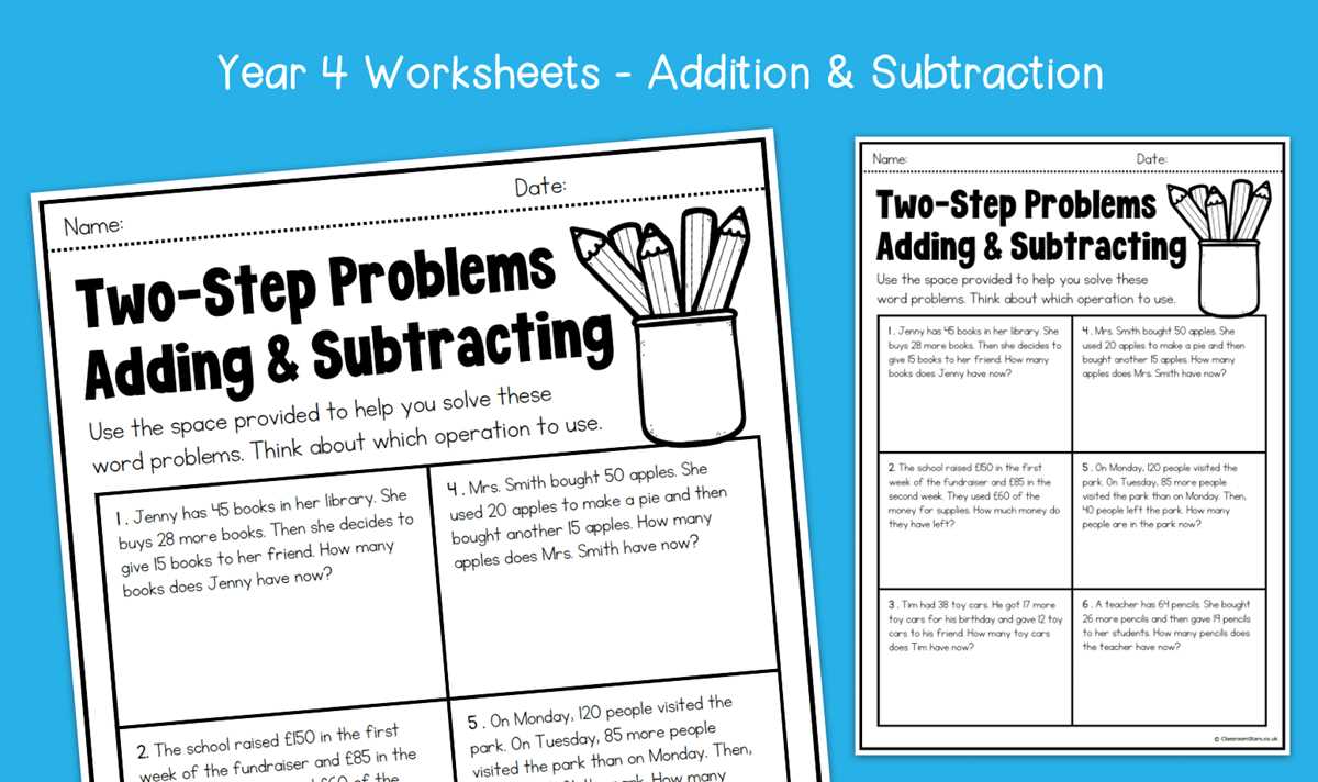 2 step word problems worksheet 2 step word problems worksheet