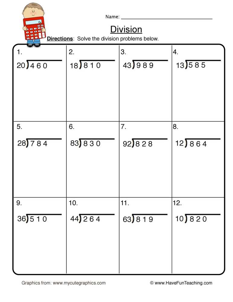 2 digit divisor worksheets