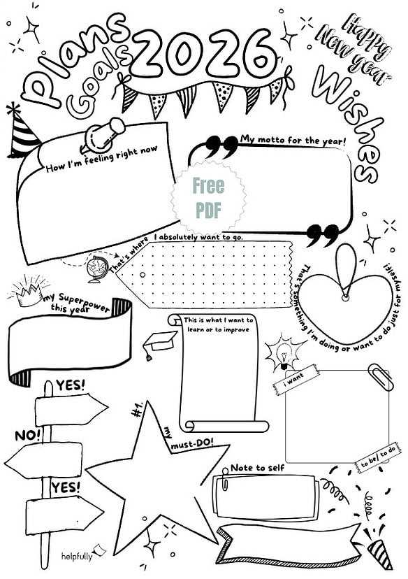 2026 goal worksheet