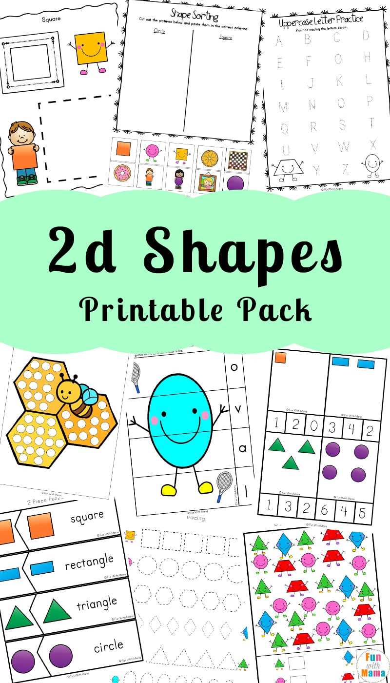 2d shapes at home worksheet