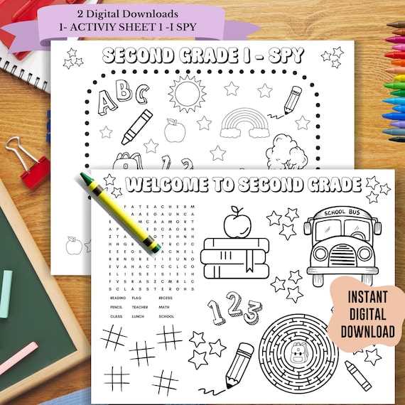 2nd grade activity worksheets