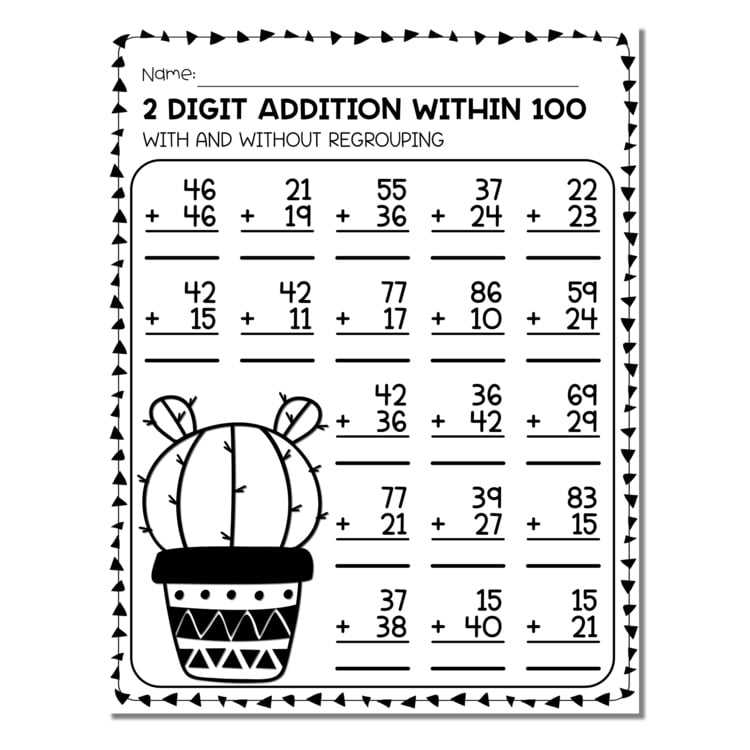 2nd grade worksheets