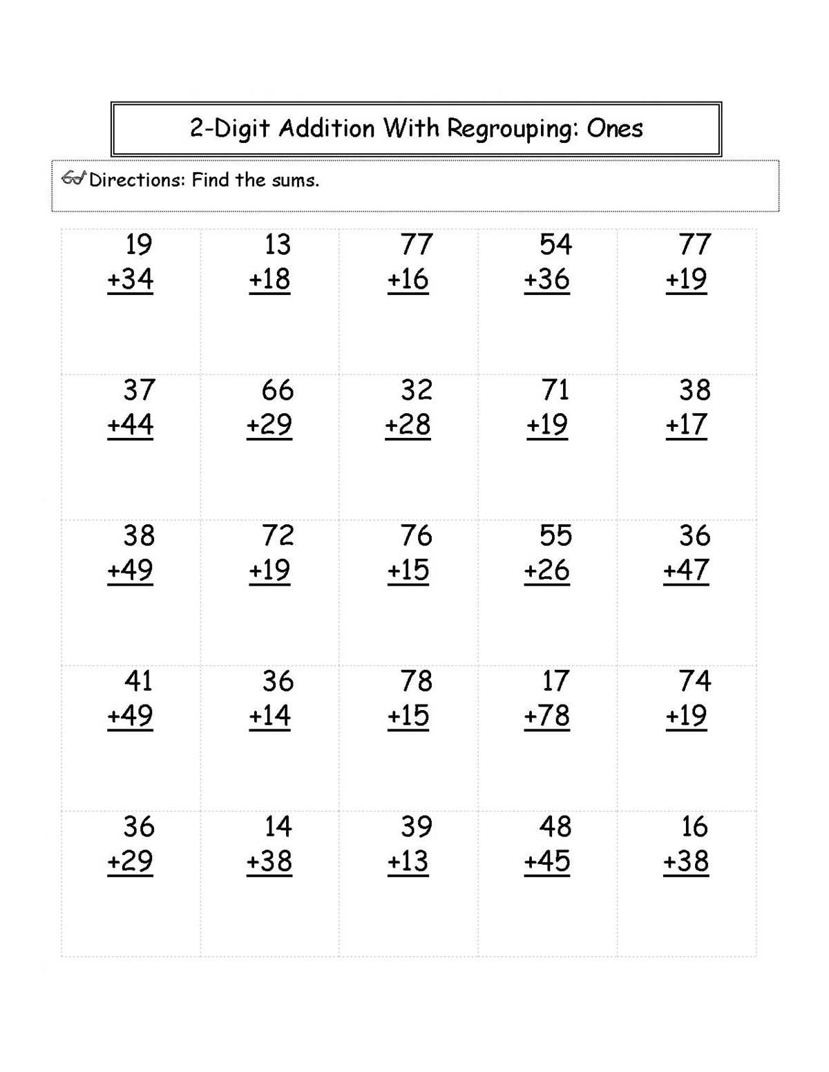 2nd worksheets math