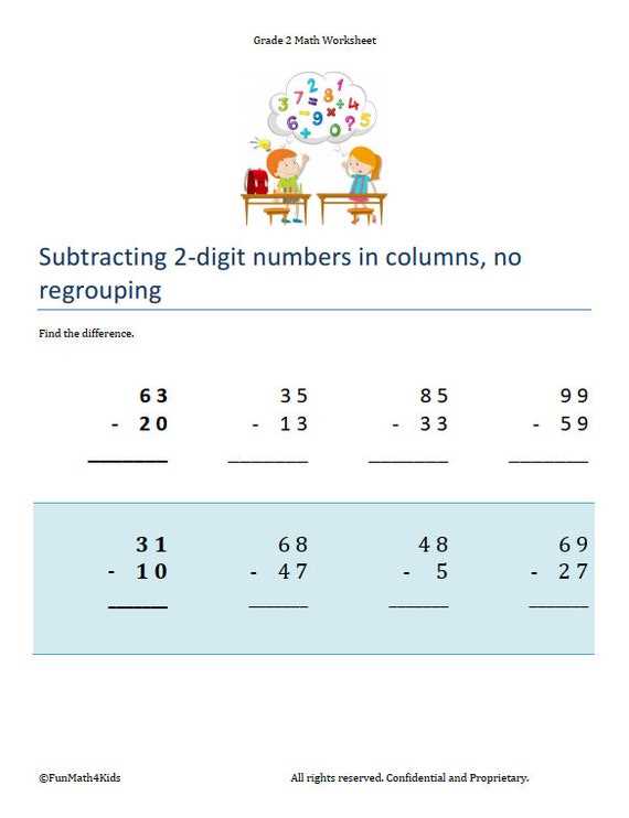 2nd grade math worksheet printable