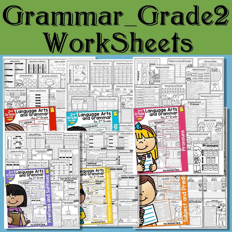 2nd language arts worksheets
