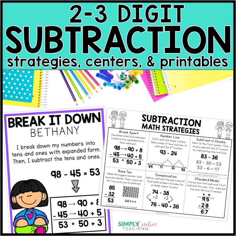 3 digit subtraction with regrouping worksheets