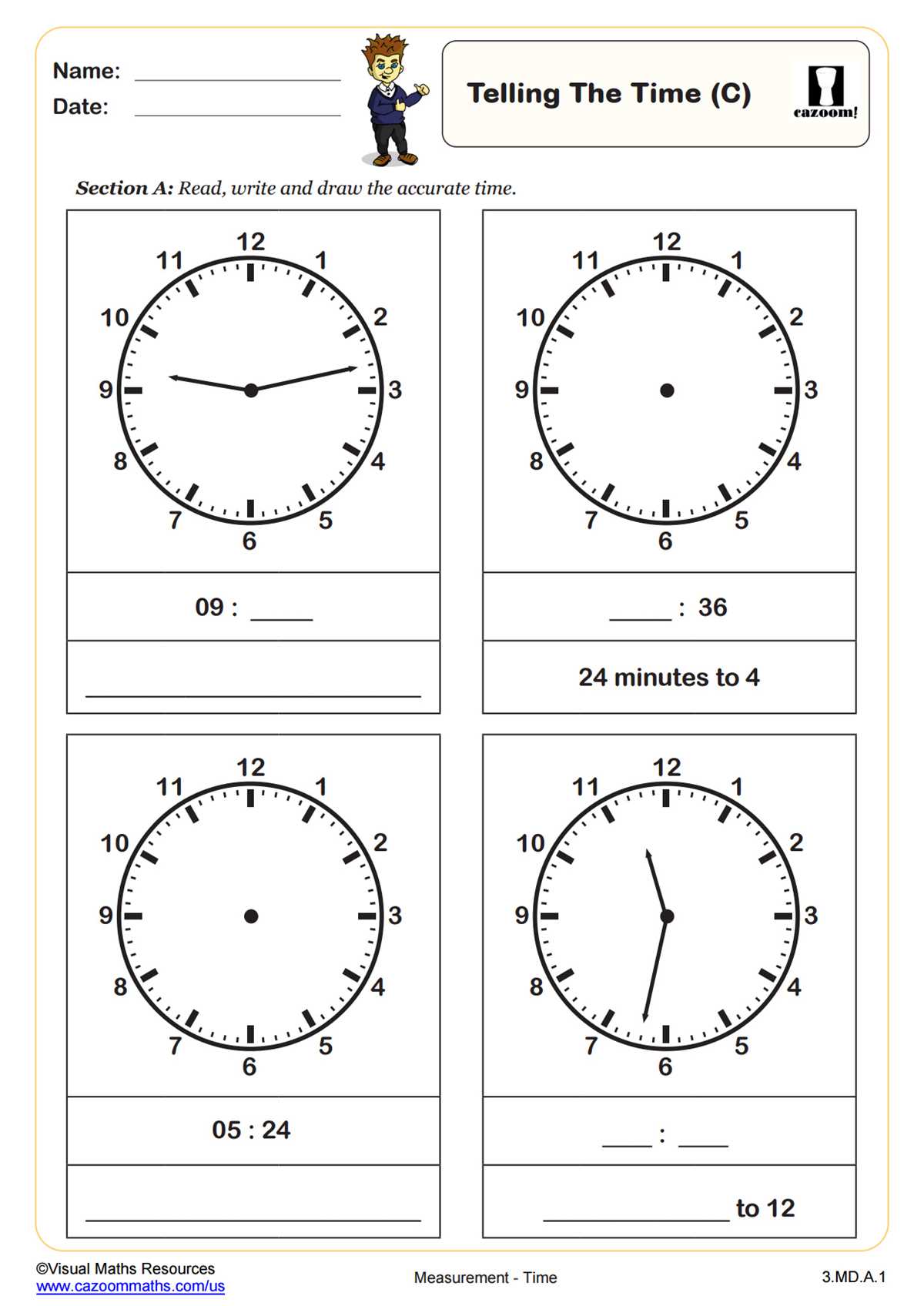3 md 7d worksheets