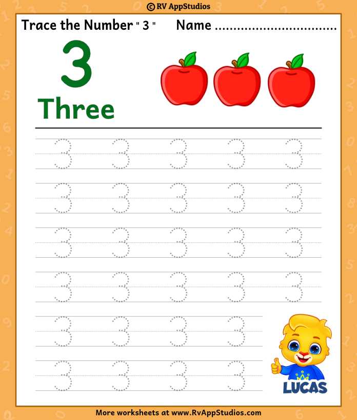 3 year old tracing worksheets free printable