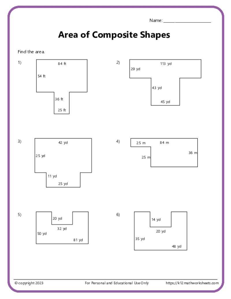 3rd grade perimeter and area worksheets