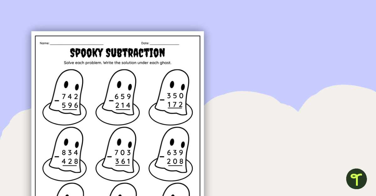 3rd grade subtraction with regrouping worksheets