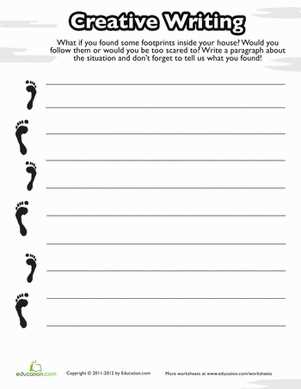 3rd grade writing prompt worksheets