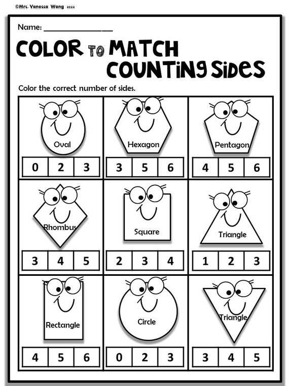 3d shape worksheets for kindergarten