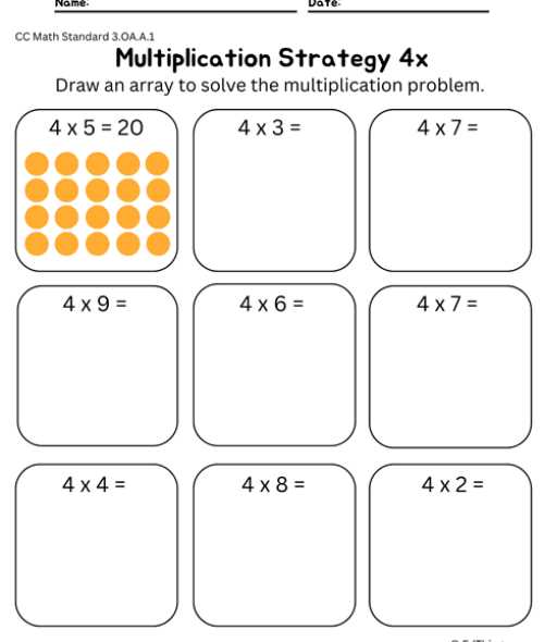 3rd grade math multiplication worksheets