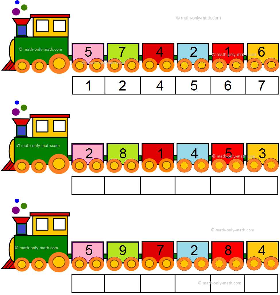 4 digit ascending and descending order worksheets