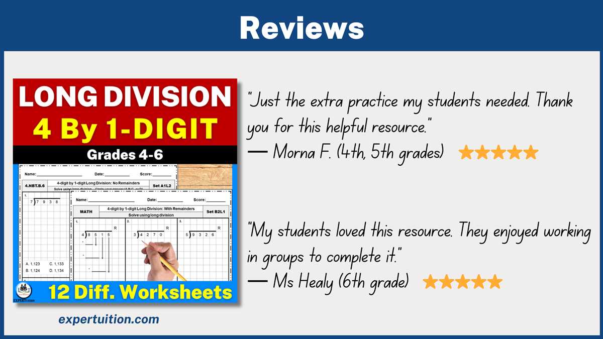 4 digit by 1 digit division worksheets no remainders