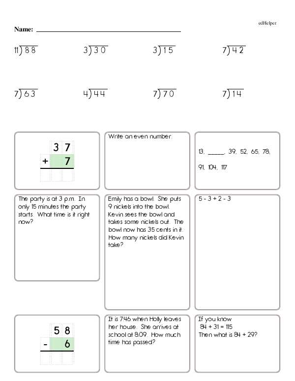 4th grade division worksheets no remainders
