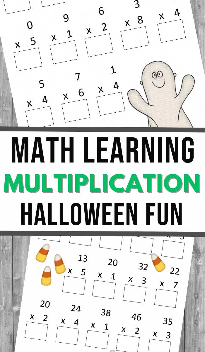 4th grade halloween math worksheets