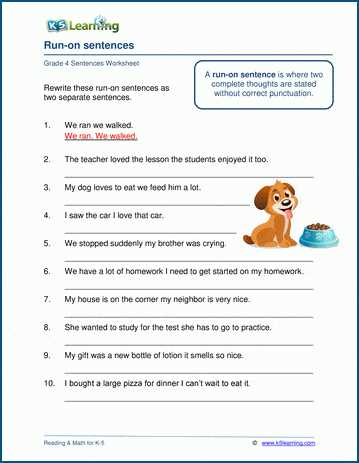 4th grade learning worksheets