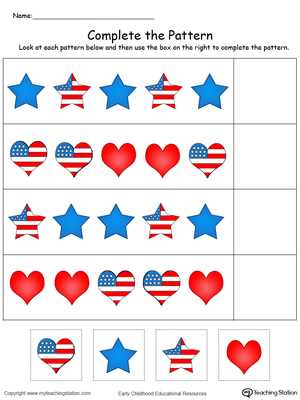 4th of july worksheets for kindergarten