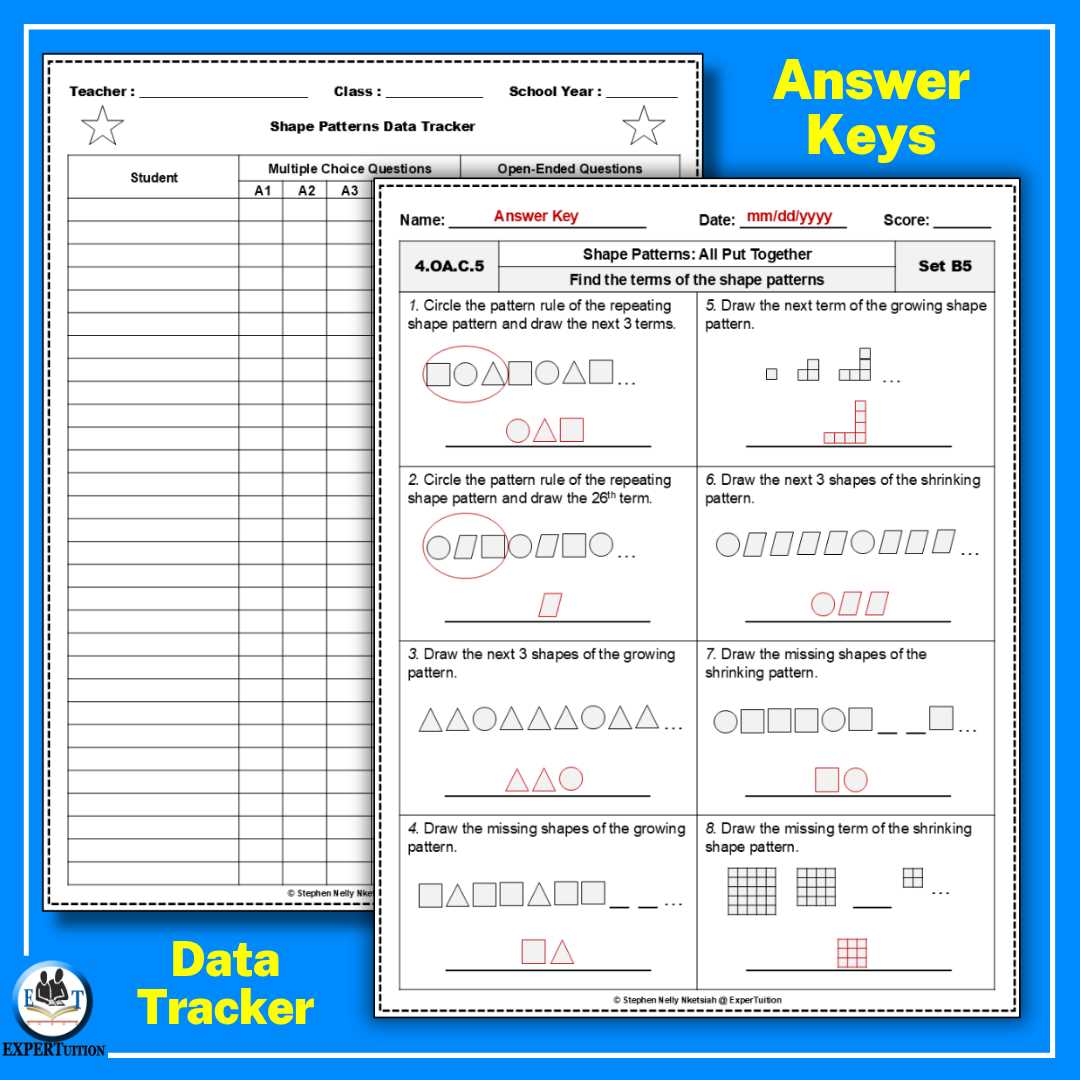 5 oa 3 worksheets