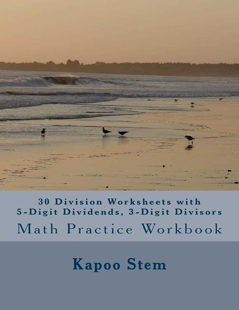 5 digit by 3 digit division worksheets