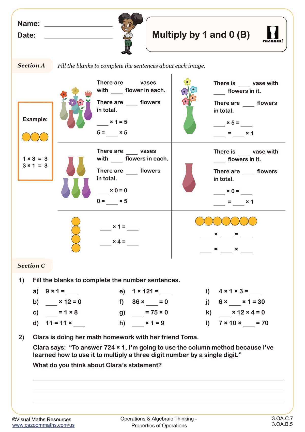 5 oa 3 worksheets
