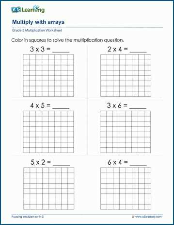 5th grade area model multiplication worksheets