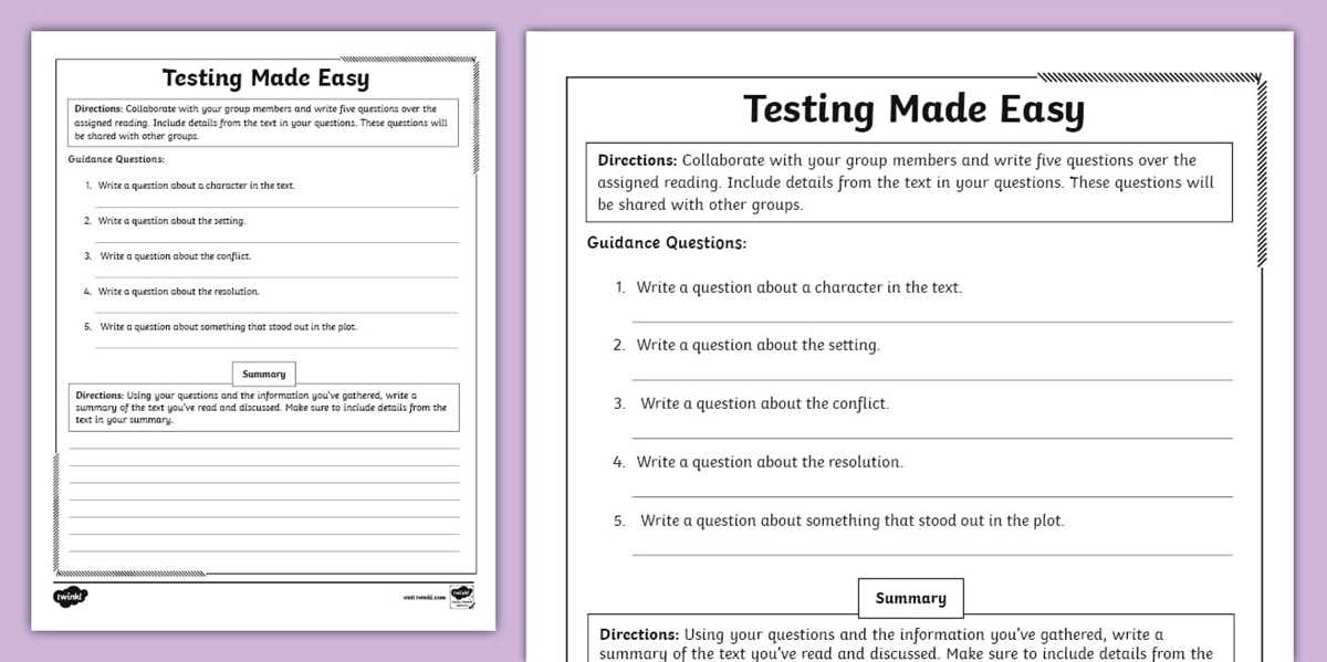 5th grade summarizing worksheets