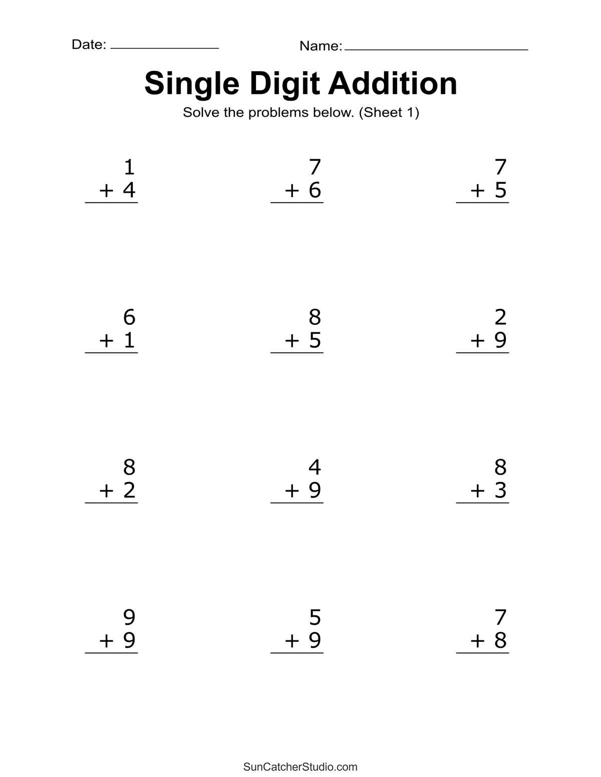 5th grade addition worksheets