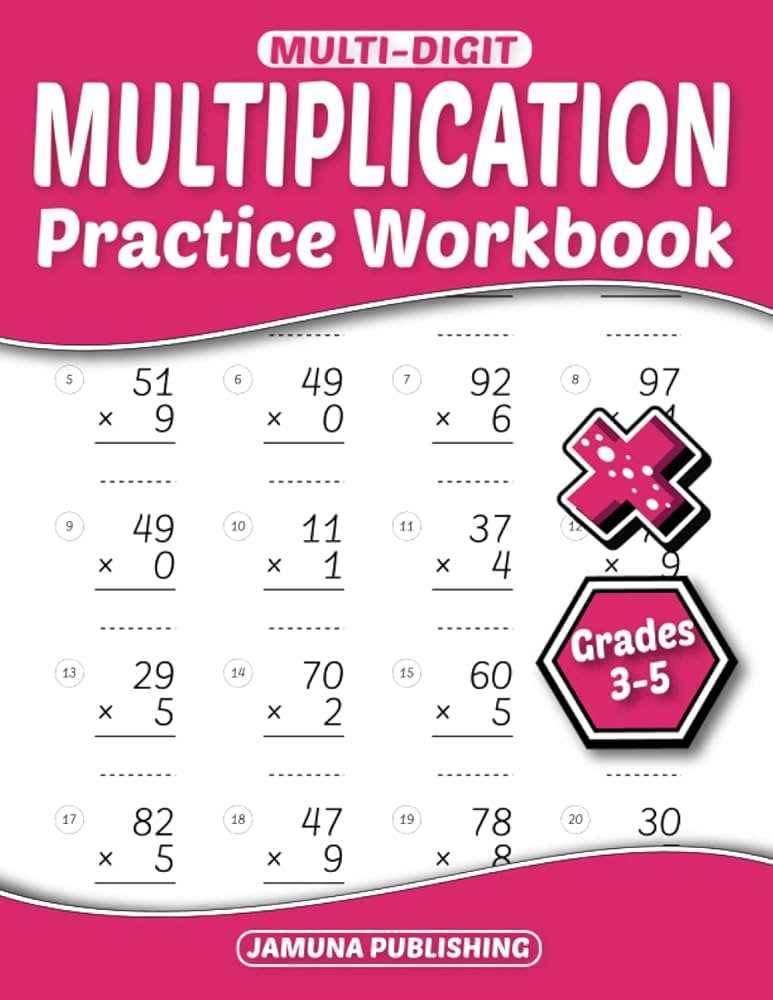 5th grade multi digit multiplication worksheets