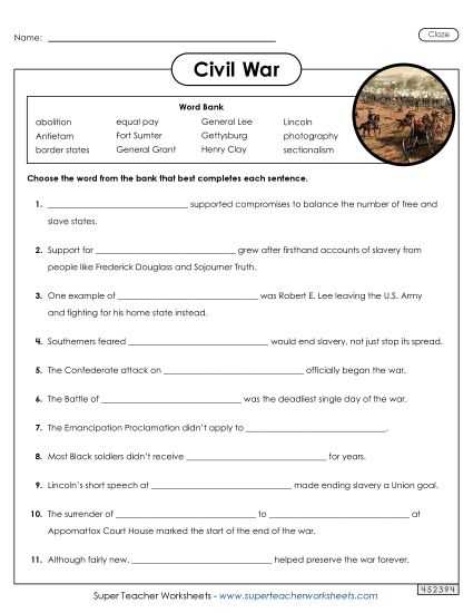 5th grade social studies worksheet