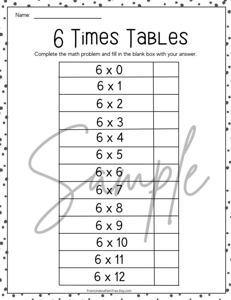 6 times table worksheet word problems 6 times table worksheet word problems