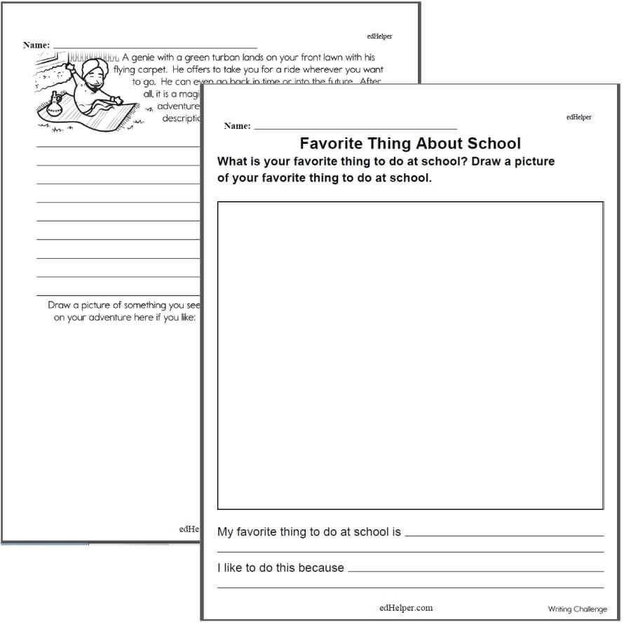6th grade writing worksheets