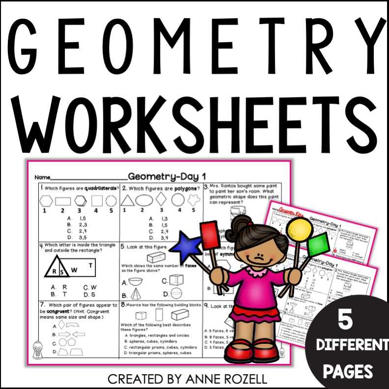 6th grade geometry worksheets