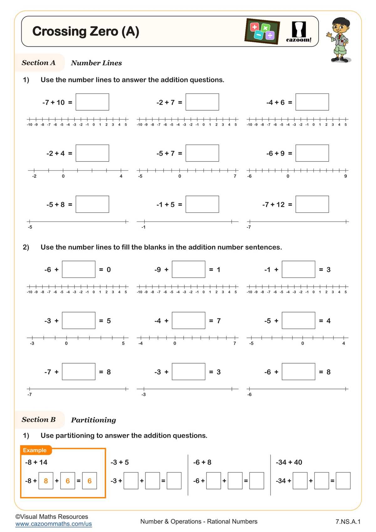 6th grade math standards nc worksheets