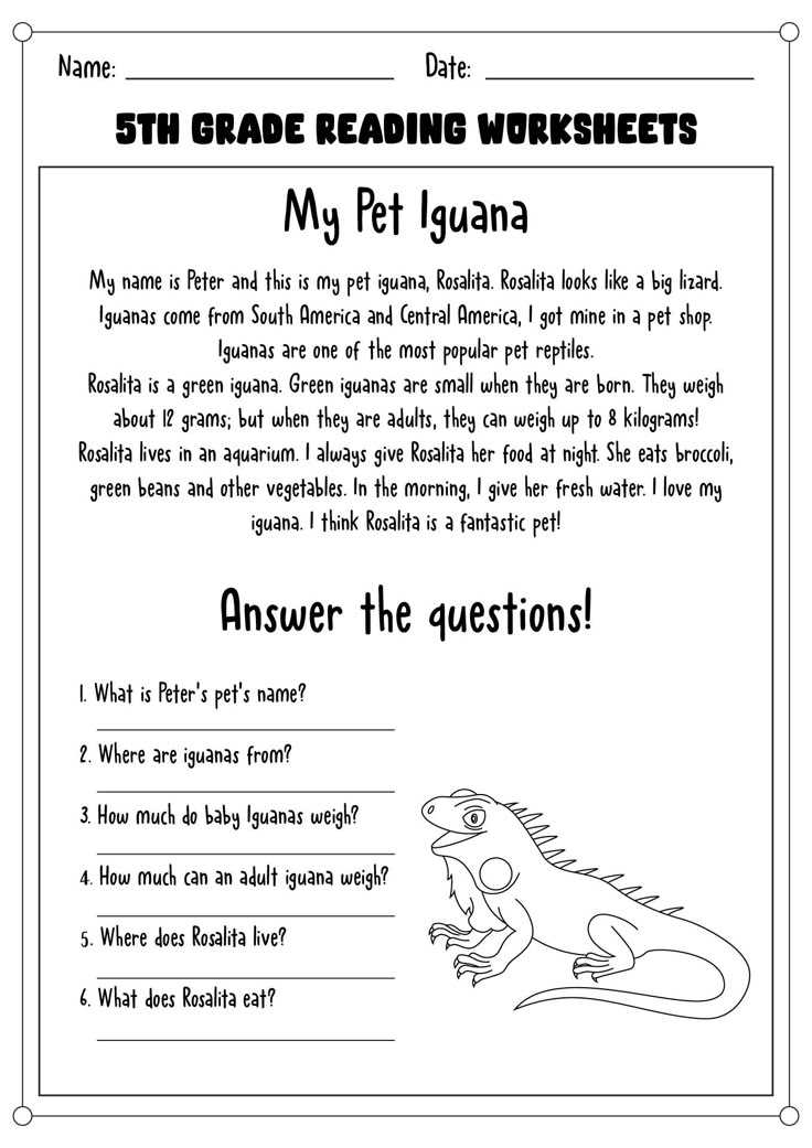 7th grade reading comprehension worksheets free