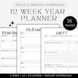 90 day year worksheet