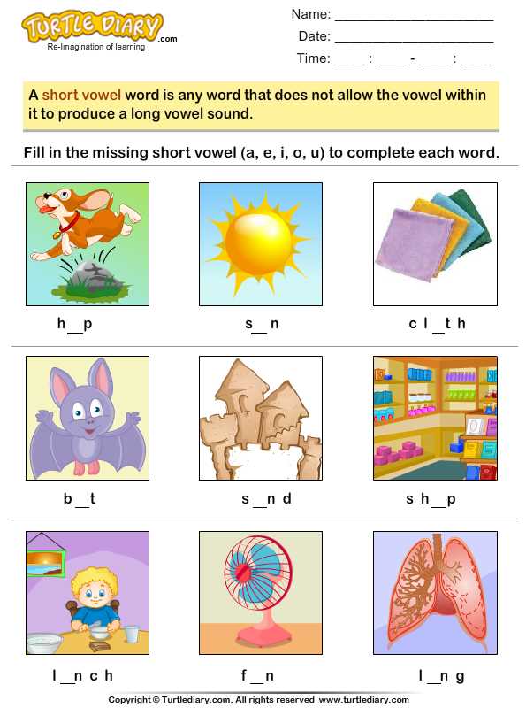 a e i o u vowels worksheets