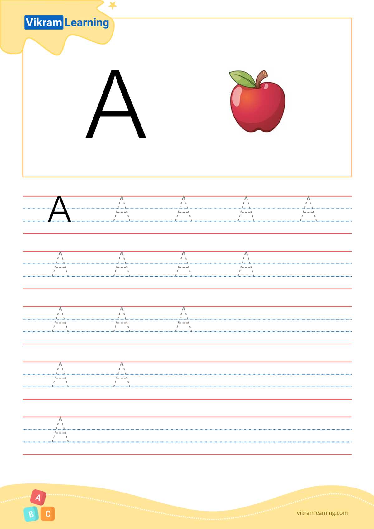 a letter worksheet