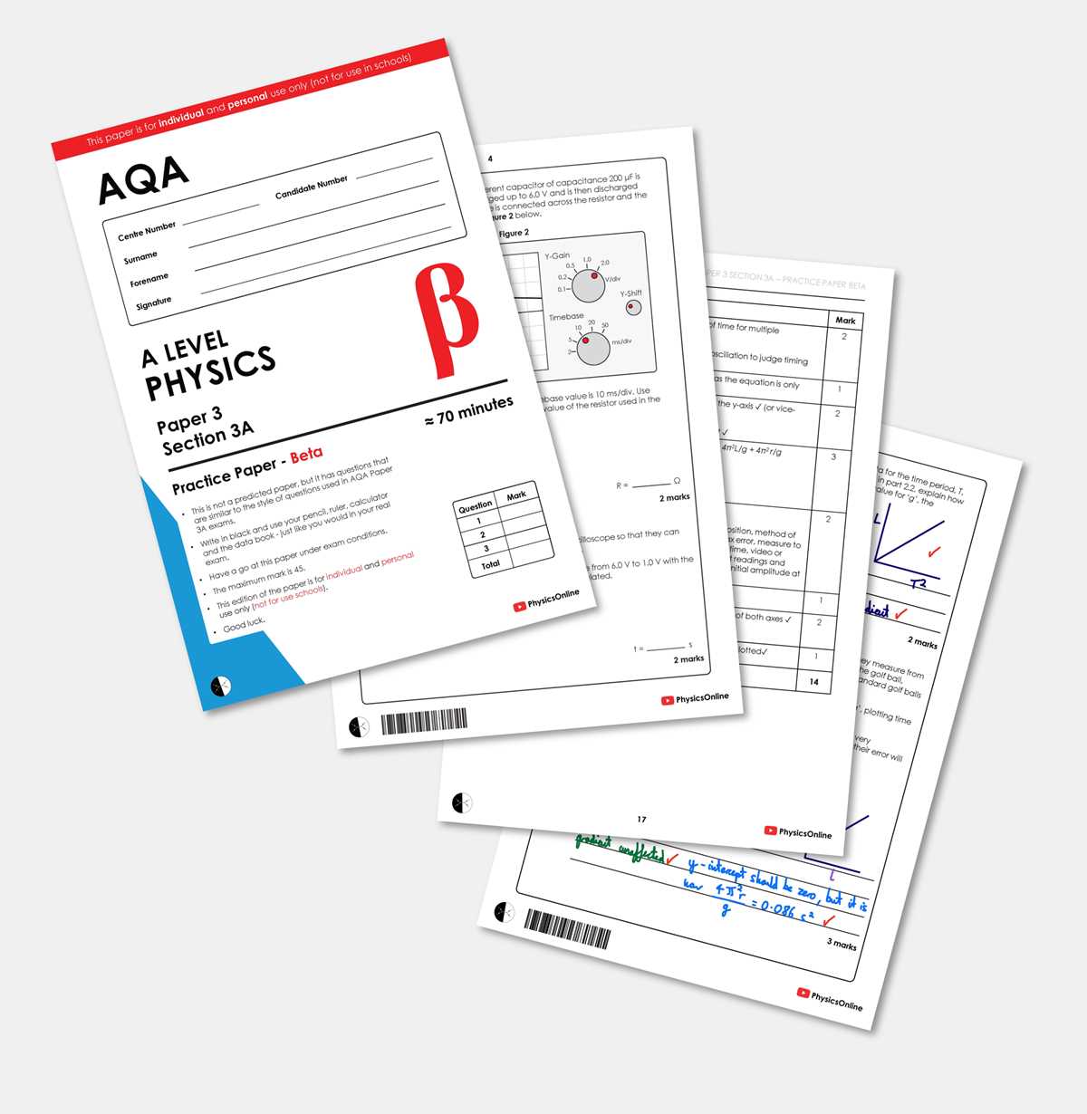 a level physics worksheets
